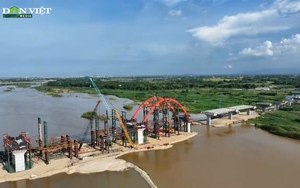 Quảng Ngãi: Bất ngờ tiến độ thi công cầu đường bộ thứ 5 qua sông Trà Khúc 