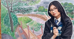 Chỉ tập tành học vẽ từ bạn bè và Youtube, nữ sinh Hà Nội bất ngờ giành học bổng nhờ bức tranh vẽ trong 6