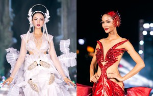 Hoa hậu H'Hen Niê mặc váy cắt xẻ quyến rũ &quot;đọ sắc&quot; Á hậu Thủy Tiên, ai nổi bật hơn?