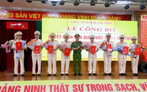 Giám đốc Công an Quảng Ninh Đinh Văn Nơi điều động, bổ nhiệm 11 lãnh đạo các đơn vị