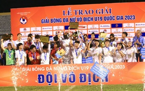 CLB U19 Hà Nam vô địch giải bóng đá U19 nữ quốc gia 2023