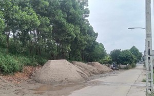 Huyện Sóc Sơn (Hà Nội): Bãi vật liệu không phép, gây ảnh hưởng tới người dân
