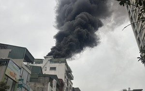 Lại xảy ra cháy tại nhà cao tầng ở quận Thanh Xuân, Hà Nội