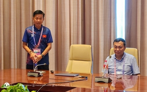 Chủ tịch LĐBĐVN Trần Quốc Tuấn gặp mặt, tiếp lửa ĐT Olympic Việt Nam