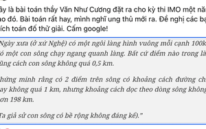 Bài toán của thầy Văn Như Cương khiến GS Ngô Bảo Châu thốt lên &quot;phải nghĩ ung thủ mới ra&quot;