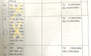 Thu quỹ phụ huynh "dài như sớ" của một trường ở Hà Nội: Trả lại 162 triệu đồng, phê bình hiệu trưởng