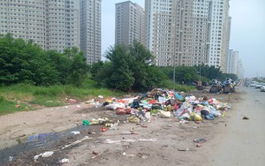 Phường Yên Nghĩa (Hà Đông - Hà Nội): Bãi tập kết rác thải sinh hoạt tràn ra lòng đường