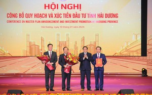 Thủ tướng Chính phủ dự hội nghị công bố Quy hoạch tỉnh Hải Dương tầm nhìn đến năm 2050