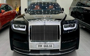 Biển số VIP 30K-666.66 vừa đấu giá gần 20 tỷ đồng được gắn lên xe Roll-Royce Phantom VIII đắt nhất thế giới