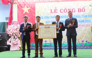 Xã biên giới Lóng Phiêng đạt chuẩn nông thôn mới