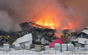 Nga: Cháy 70.000m2 nhà kho của Công ty bán hàng qua mạng nổi tiếng Wildberries
