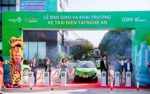 Công ty Sơn Nam thuê xe VinFast từ GSM, triển khai taxi điện Mailove tại Nghệ An