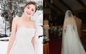  Hoa hậu Diễm Hương bất ngờ hóa cô dâu xinh đẹp ở trời Tây, hé lộ điều đặc biệt về chồng giấu mặt