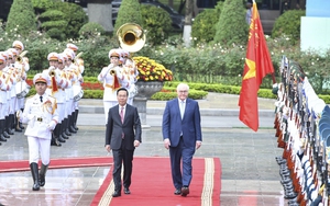 Hình ảnh Lễ đón Tổng thống Đức Frank-Walter Steinmeier và Phu nhân thăm cấp Nhà nước tới Việt Nam