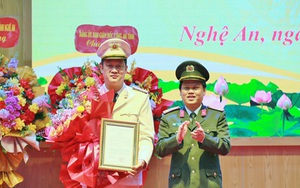 Trưởng Công an TP.Vinh được Bộ trưởng Bộ Công an bổ nhiệm làm Phó Giám đốc Công an tỉnh Nghệ An