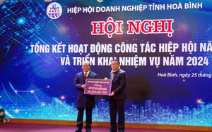 Hiệp hội Doanh nghiệp tỉnh Hòa Bình ủng hộ trên 3 tỷ đồng tặng quà Tết cho hộ nghèo 