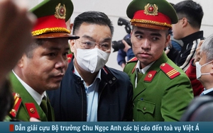 Hình ảnh báo chí 24h: Dẫn giải cựu Bộ trưởng Chu Ngọc Anh và các bị cáo đến tòa vụ Việt Á