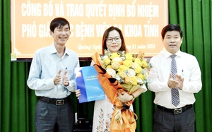 Bệnh viện đa khoa tỉnh Quảng Ngãi có nữ Phó Giám đốc, 2 đơn vị của Sở TNMT có lãnh đạo mới