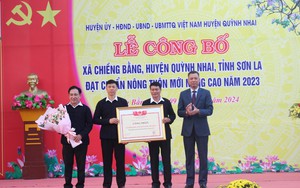 Chiềng Bằng - xã thứ 8 của tỉnh Sơn La đạt chuẩn nông thôn mới nâng cao