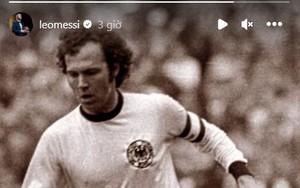 Lionel Messi có hành động đặc biệt để tưởng nhớ “Hoàng đế” Franz Beckenbauer
