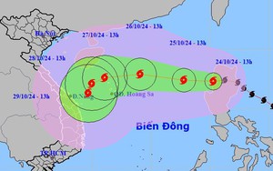 NÓNG: Chính thức đi vào Biển Đông, bão Trà Mi trở thành cơn bão số 6, đang tăng cấp trở lại - Ảnh 2.