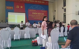 Hà Nội: Đấu giá đất Thanh Oai đang dần kết thúc, "cò" tụ thành "chợ đất" rao bán chênh cả 1 tỷ đồng- Ảnh 7.