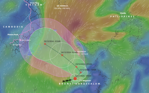 NÓNG: Áp thấp nhiệt đới đang mạnh lên giật cấp 9, đêm nay, Biển Đông sắp đón bão số 10 - Ảnh 4.