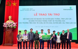 Vietcombank khánh thành nhiều ngôi nhà tặng người nghèo an cư đón Tết