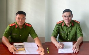 Hai đại úy Công an tỉnh Long An cứu sống bé trai người Trung Quốc bị đuối nước