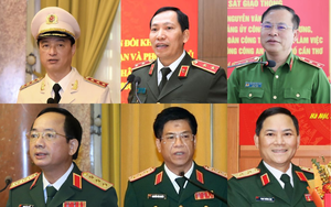 Chân dung 6 sĩ quan cấp cao của Công an, Quân đội được Chủ tịch nước thăng hàm cấp tướng trong năm qua