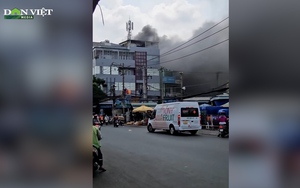 Video: Phong tỏa hiện trường điều tra nguyên nhân vụ cháy cơ sở làm nước đá ở TP.HCM