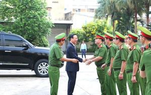 Chủ tịch nước Võ Văn Thưởng thăm, chúc Tết Phòng Cảnh sát PCCC và CNCH – Công an TP.HCM
