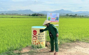 Cánh đồng của một phường ở tỉnh Quảng Bình nay sạch bóng một loại rác thải có hại