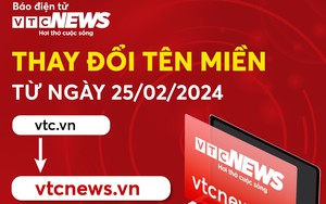 Báo điện tử VTC News đổi tên miền vtc.vn sang vtcnews.vn