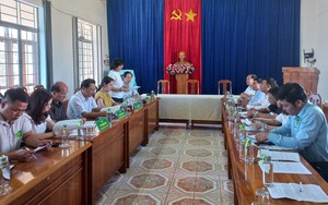 Ban Quản lý dự án xử lý rác thải Trung ương Hội Nông dân Việt Nam khảo sát tại Gia Lai