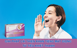 Giải pháp cải thiện khàn tiếng mất giọng từ Tiêu Khiết Thanh