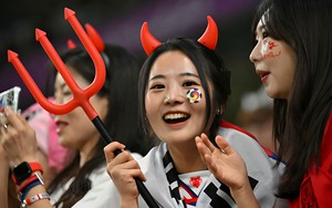Mê mẩn với nhan sắc dàn CĐV Hàn Quốc tại Asian Cup 2024
