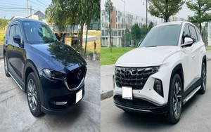 Mức khấu hao Mazda CX-5 và Hyundai Tucson sau 2 năm lăn bánh tại Việt Nam