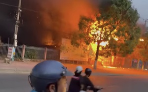 Thông tin mới vụ cháy hơn 200 xe máy tại trụ sở công an ở Bình Thuận