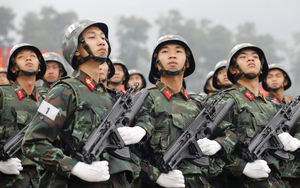 Hình ảnh mới nhất về các lực lượng tham gia diễu binh, diễu hành kỷ niệm 70 năm chiến thắng Điện Biên Phủ