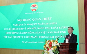 113.000 đại biểu dự Hội nghị trực tuyến quán triệt Nghị quyết 46, Nghị quyết Đại hội VIII Hội Nông dân Việt Nam