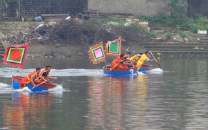 Một dòng họ trâm anh thế phiệt ở Nghệ An tổ chức giải đua thuyền, cả làng ra xem