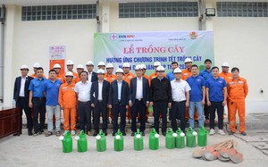 Công ty Điện lực Điện Biên trồng cây đầu Xuân tại khu vực trạm 110kV Mường Chà
