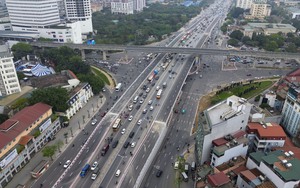 Cầu vượt thép Mai Dịch sẵn sàng thông xe, các phương tiện di chuyển thế nào?
