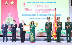 Hà Nội: Quận Nam Từ Liêm kỷ niệm 10 năm thành lập, đón nhận Huân chương Lao động hạng Nhì