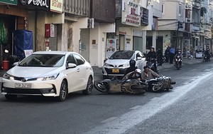 Đường phố ở Đà Lạt bị đổ dầu nhớt, hàng chục người đi xe máy bị té ngã