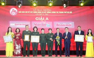 Hà Nội trao Giải Báo chí về xây dựng Đảng lần thứ VI