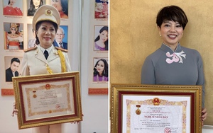 Nghệ sĩ Hương Dung, Ngọc Huyền xúc động rưng rưng khi nhận danh hiệu Nghệ sĩ Nhân dân sau nhiều lần nộp hồ sơ