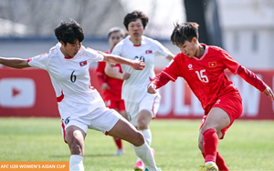 U20 nữ CHDCND Triều Tiên nhận thẻ đỏ khi tạo 