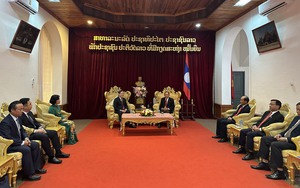 Chủ tịch Hội Nông dân Việt Nam Lương Quốc Đoàn làm việc tại tỉnh Luang Prabang, Lào